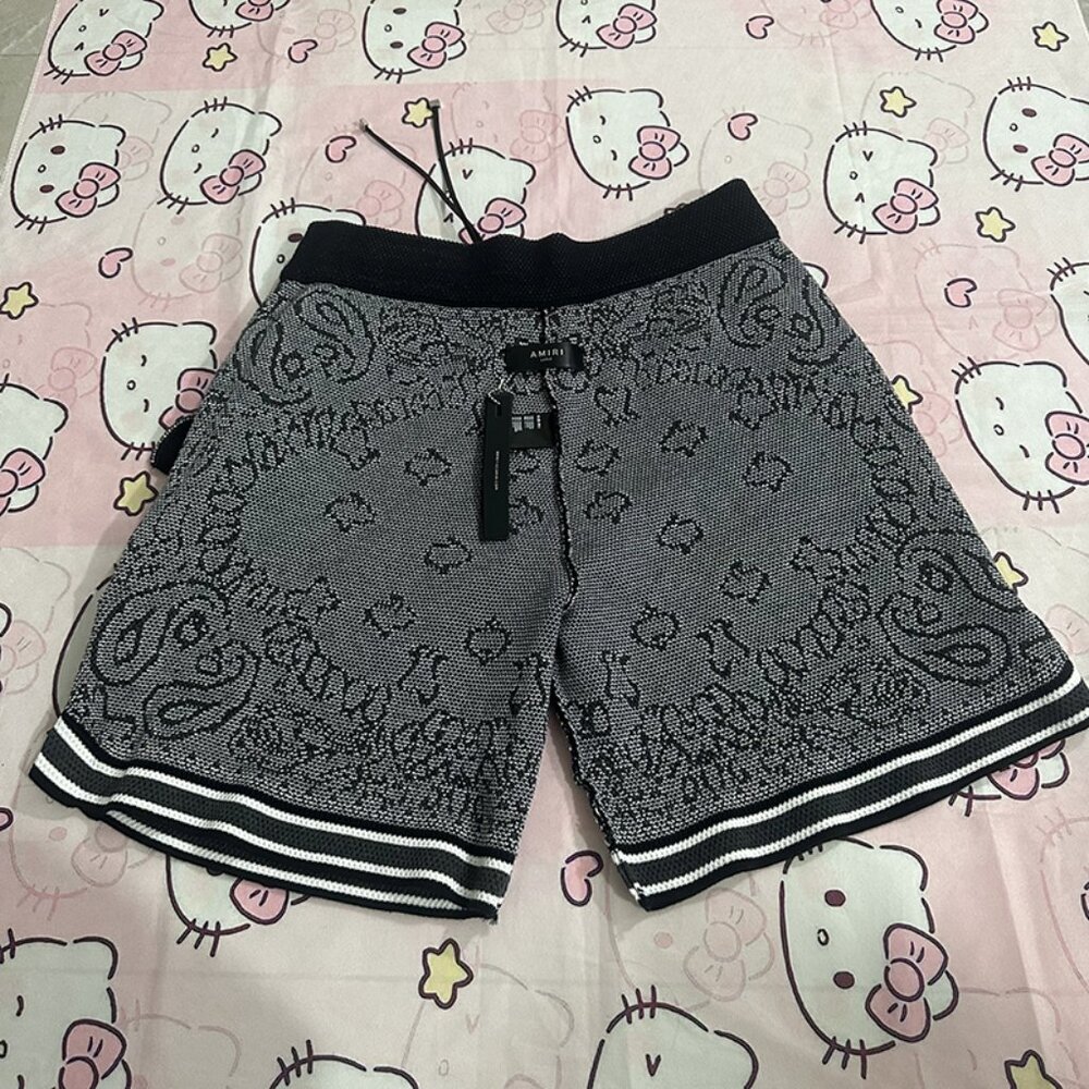 Amiri Pattern Embroidered Knitted Shorts - Picture 5 of 7